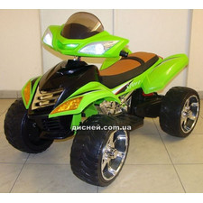 Детский квадроцикл M 3101 (MP3) EBLR-5, кожаное сиденье, зеленый